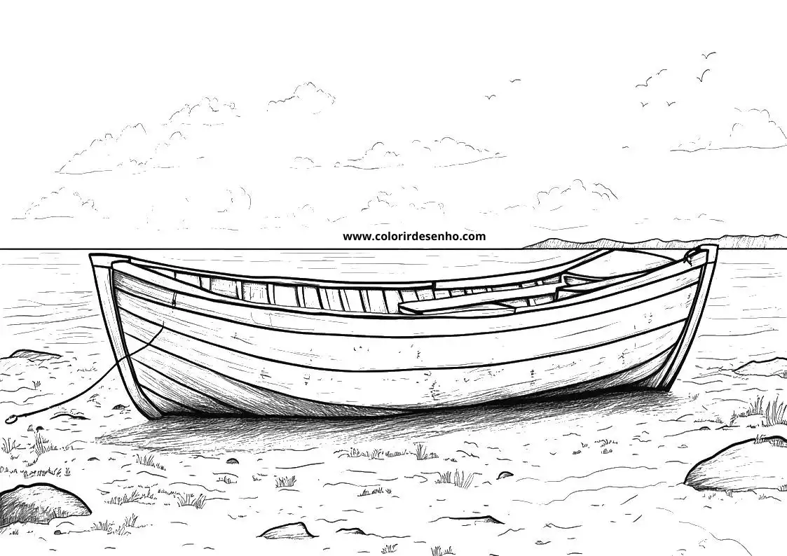 Boat Coloring Pages 7