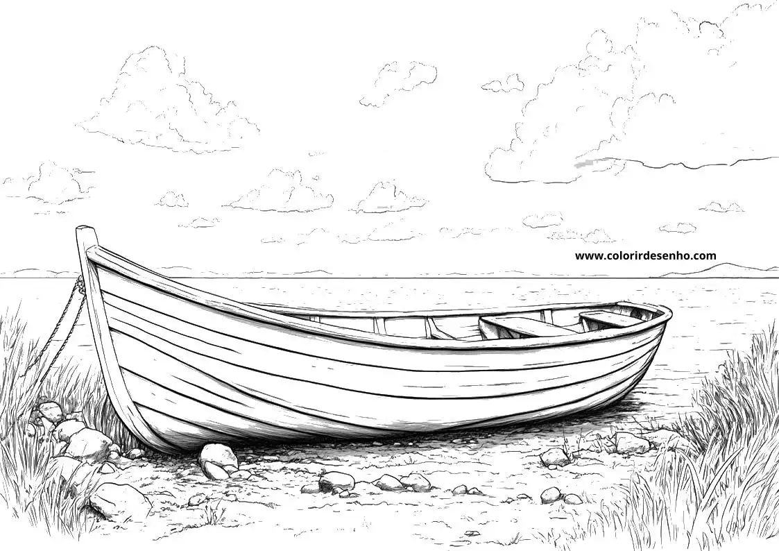 Boat Coloring Pages 9