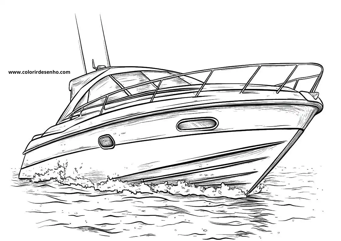 Boat Coloring Pages For All Ages 1