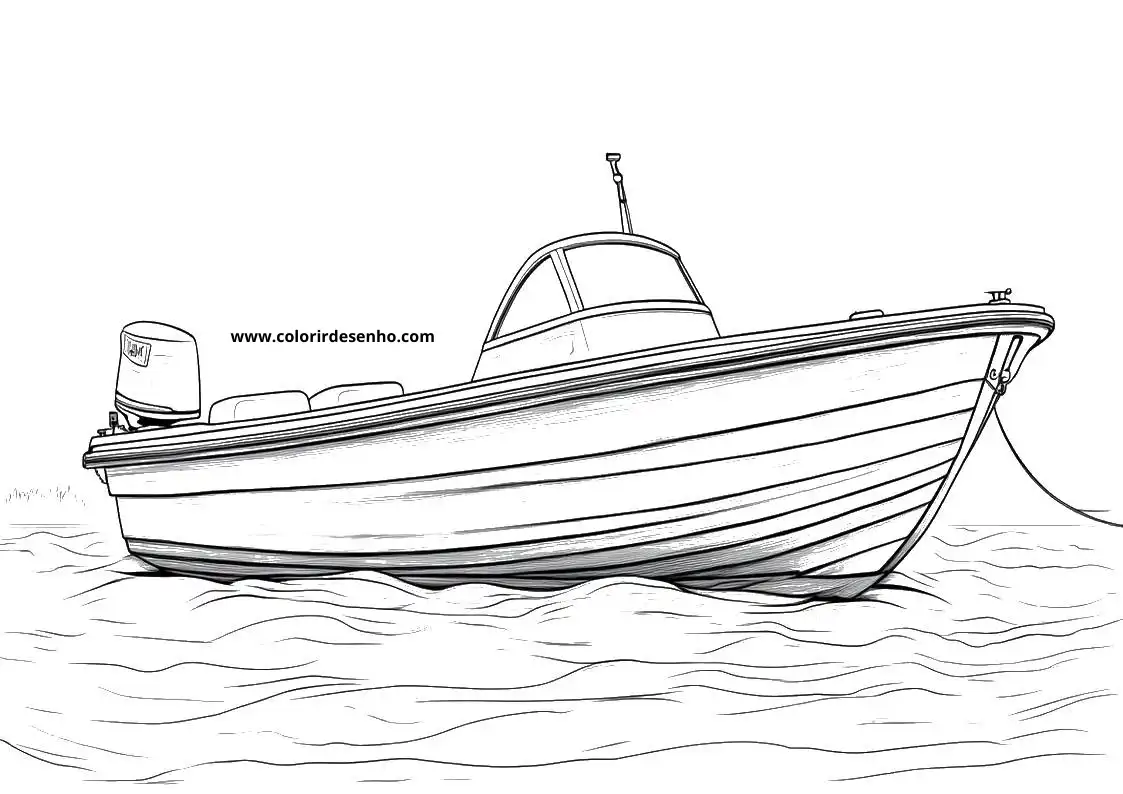 Boat Coloring Pages For All Ages 2