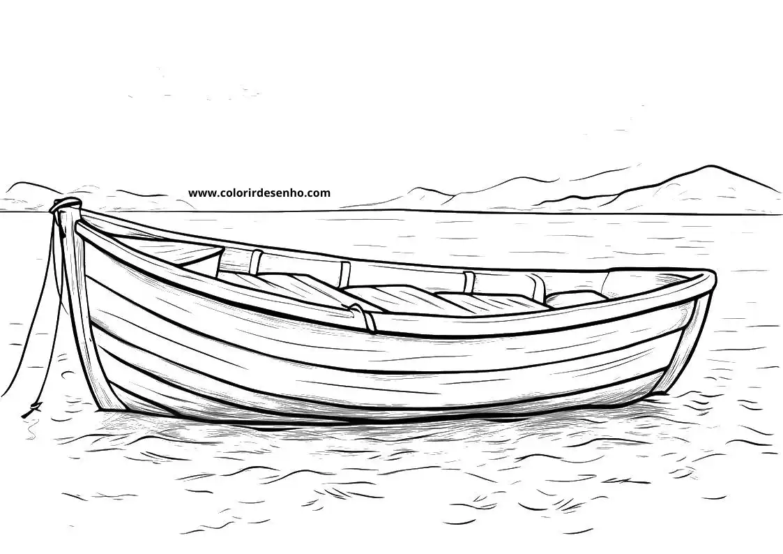 Boat Coloring Pages For All Ages 4