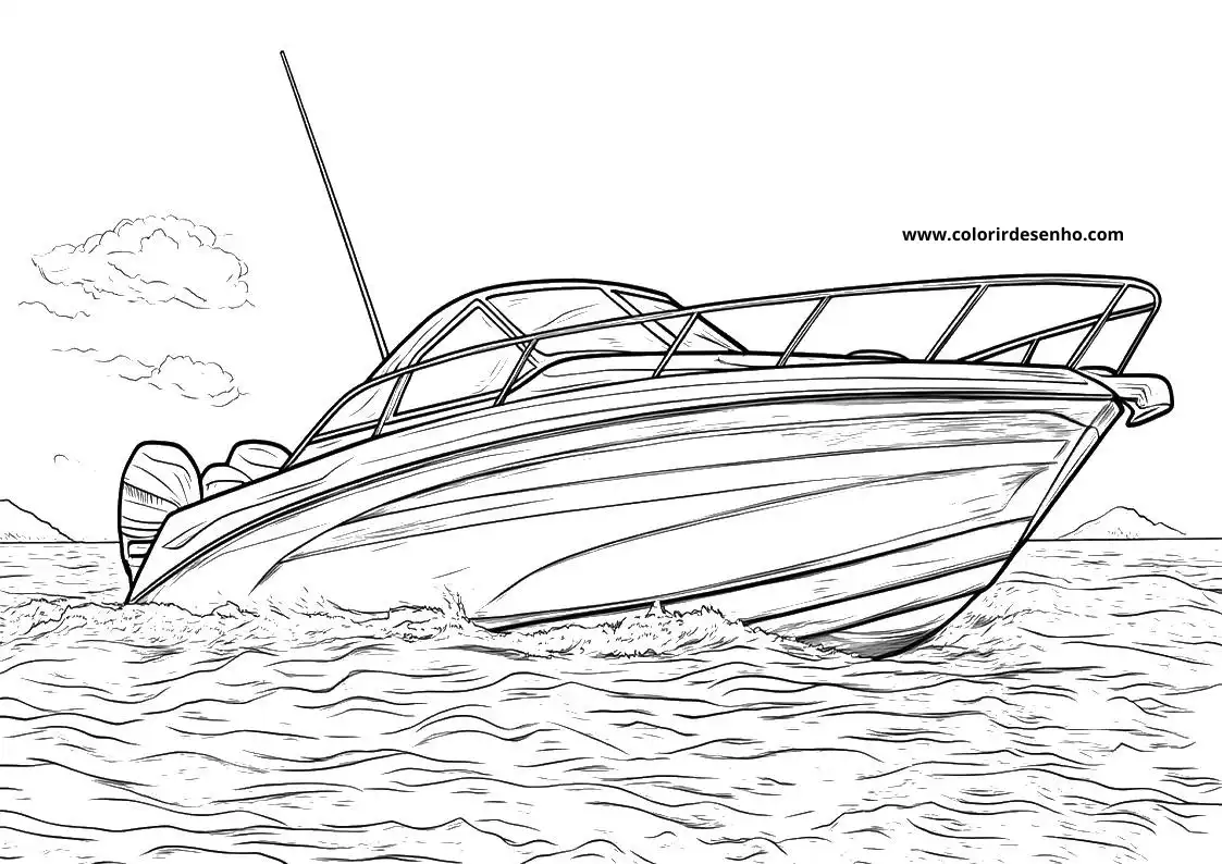 Boat Coloring Pages For All Ages 5