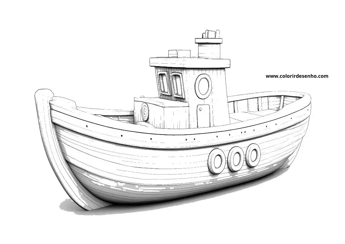 Boat Coloring Pages For All Ages 8