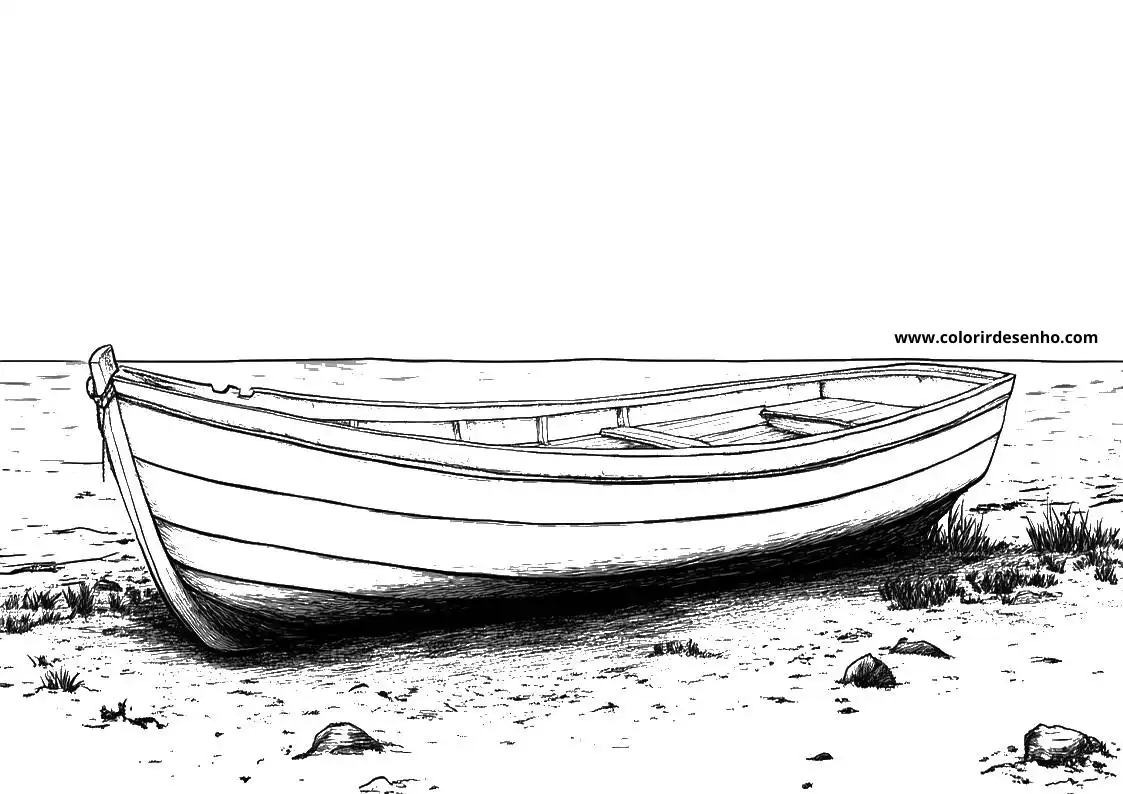 Boat Coloring Pages For Kids And Adults 2