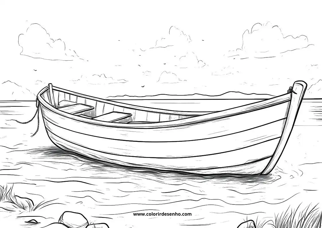 Boat Coloring Sheet 8
