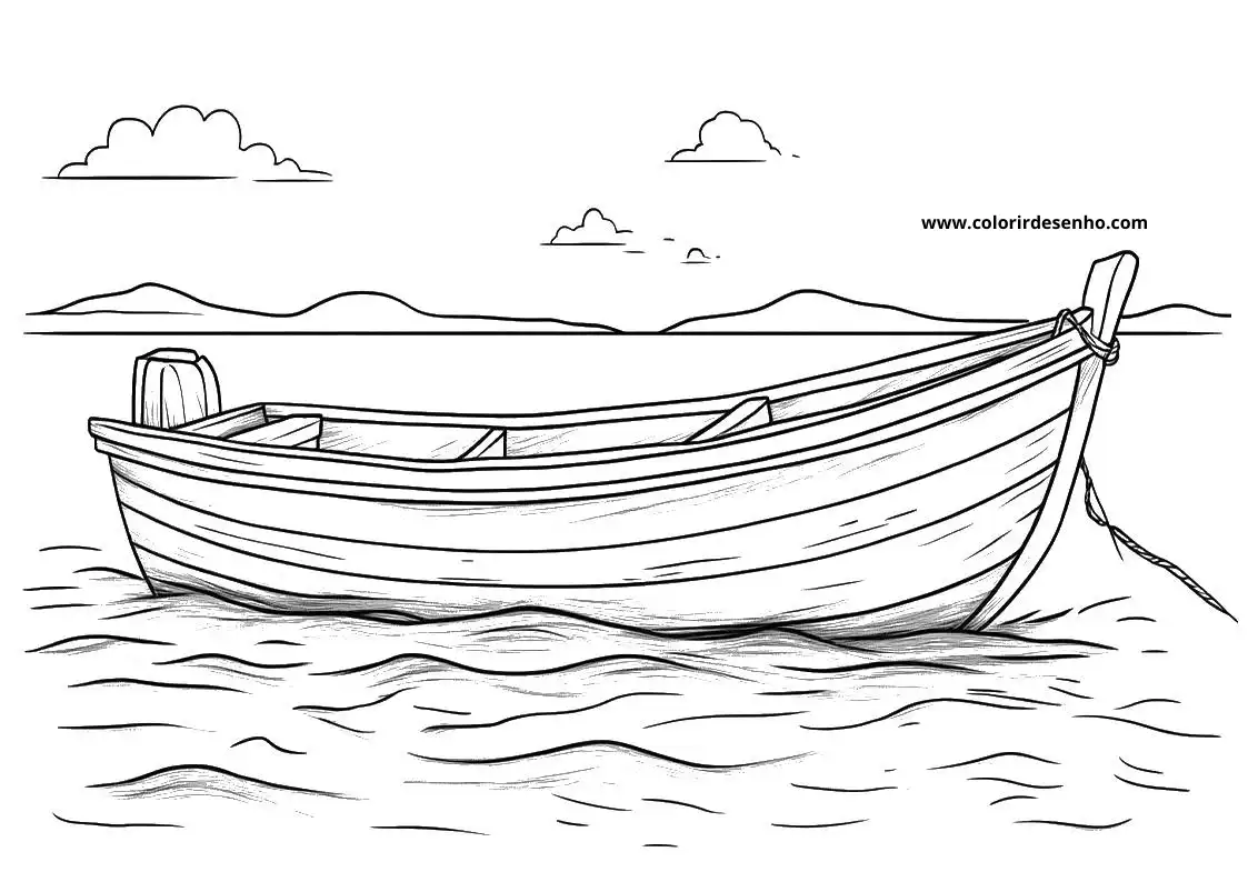 Boat Picture Coloring Pages 2