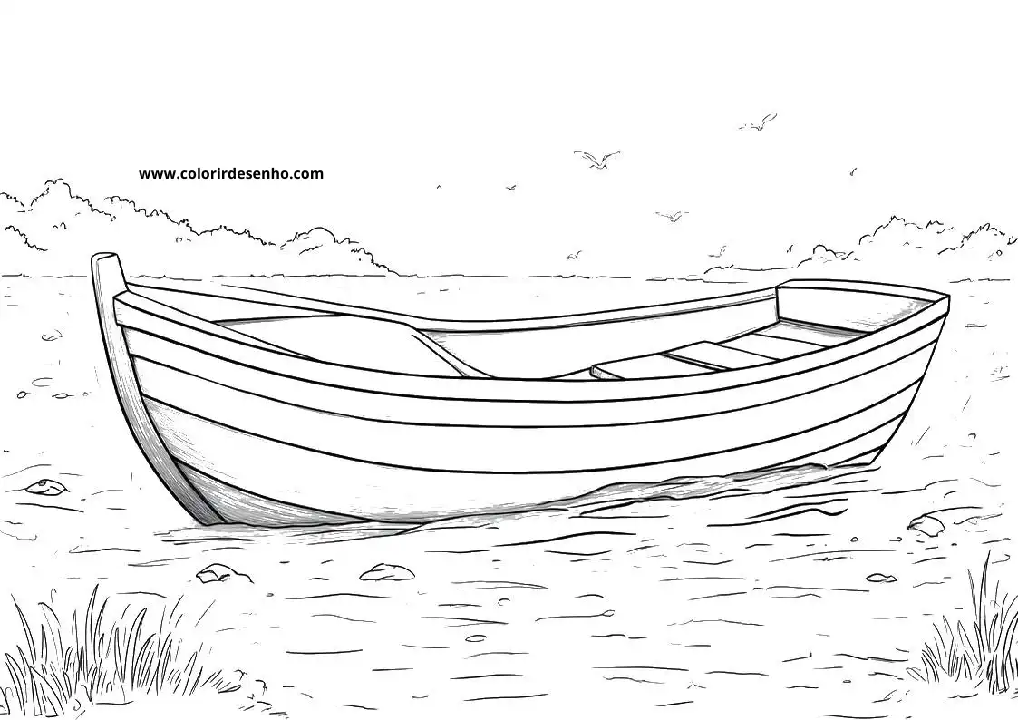 Boat Picture Coloring Pages 5
