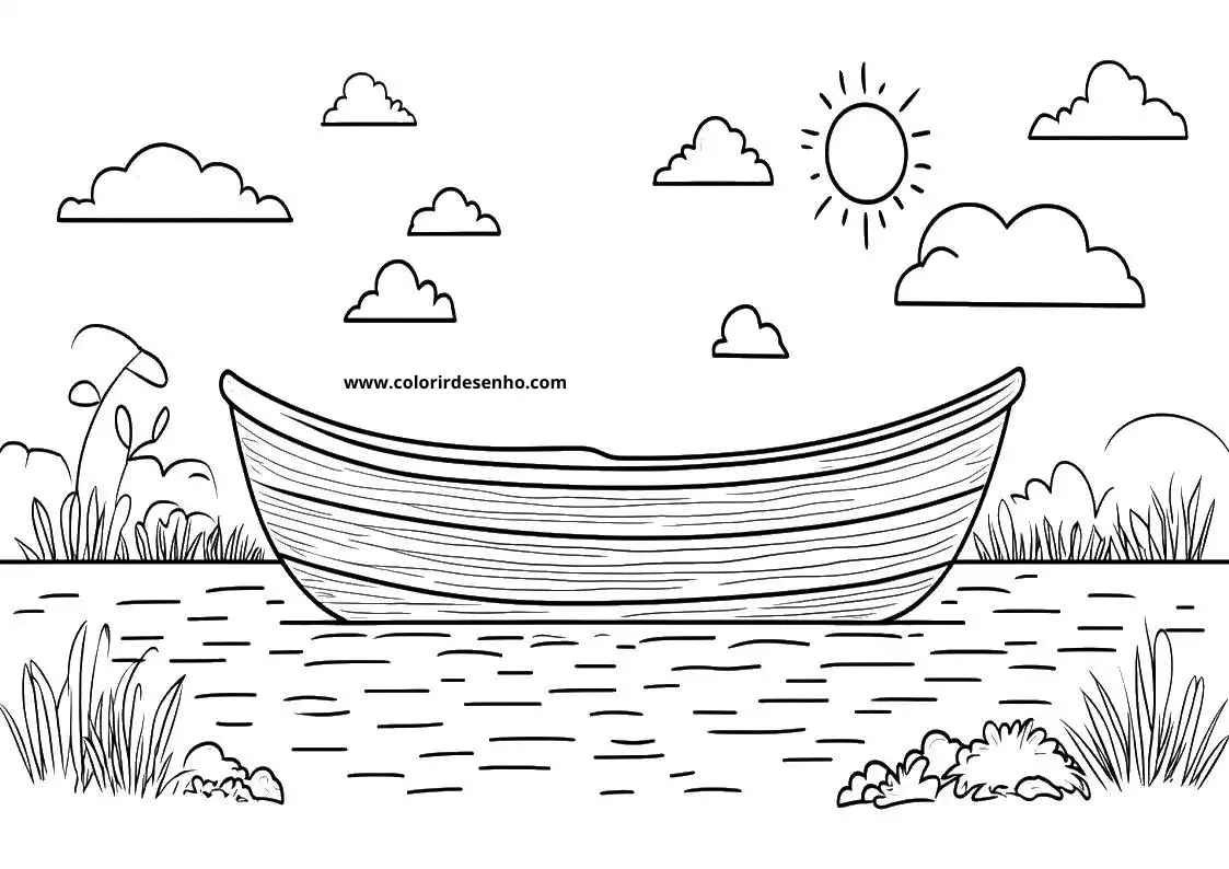 Boat Picture Coloring Pages 6