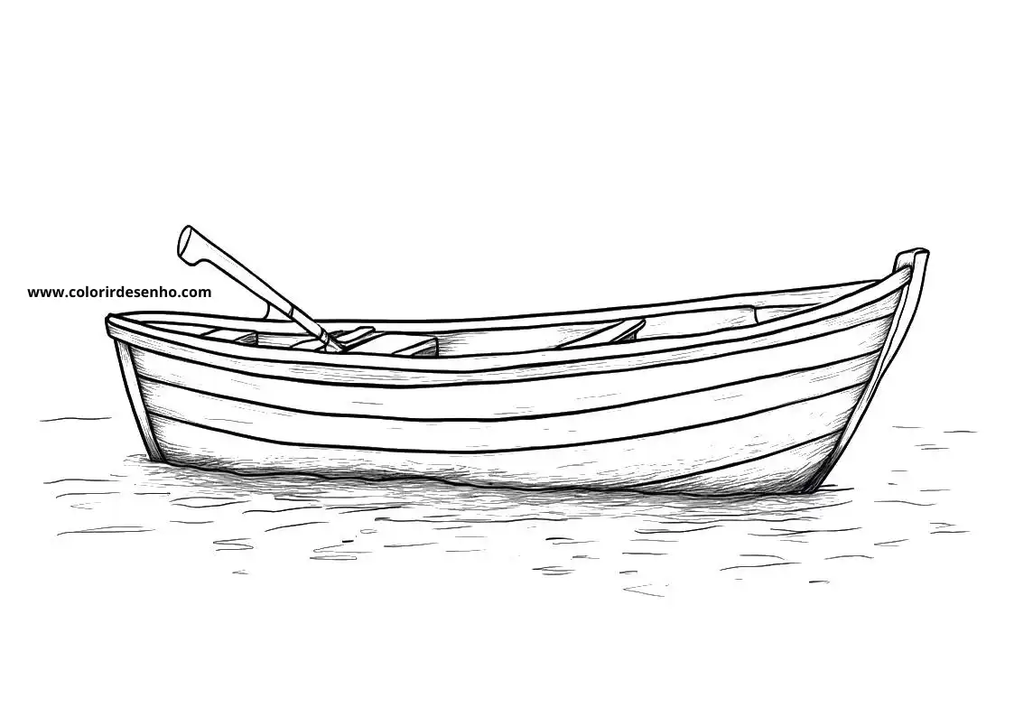 Boat Picture Coloring Pages 7