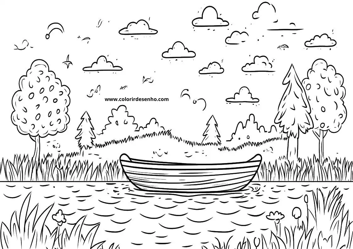 Boat Picture Coloring Pages 8