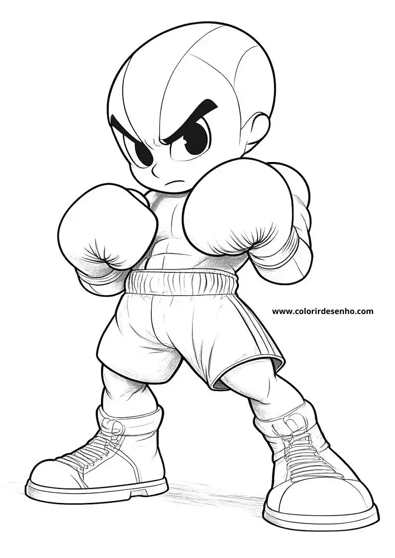 Boxing Coloring Pages 11