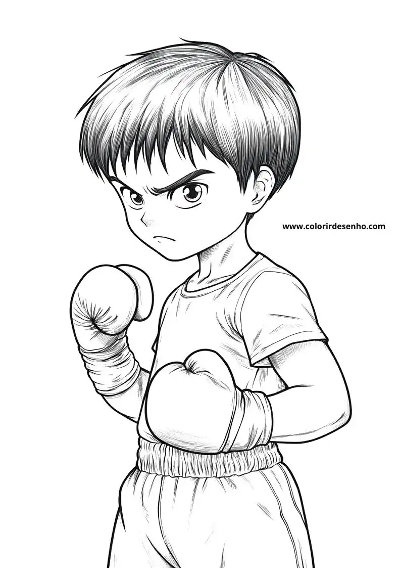 Boxing Coloring Pages 5