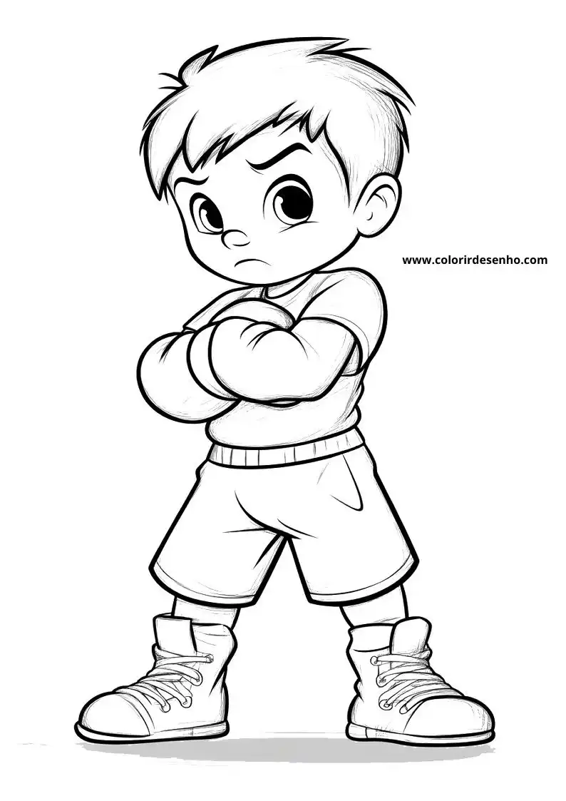 Boxing Coloring Sheet 10
