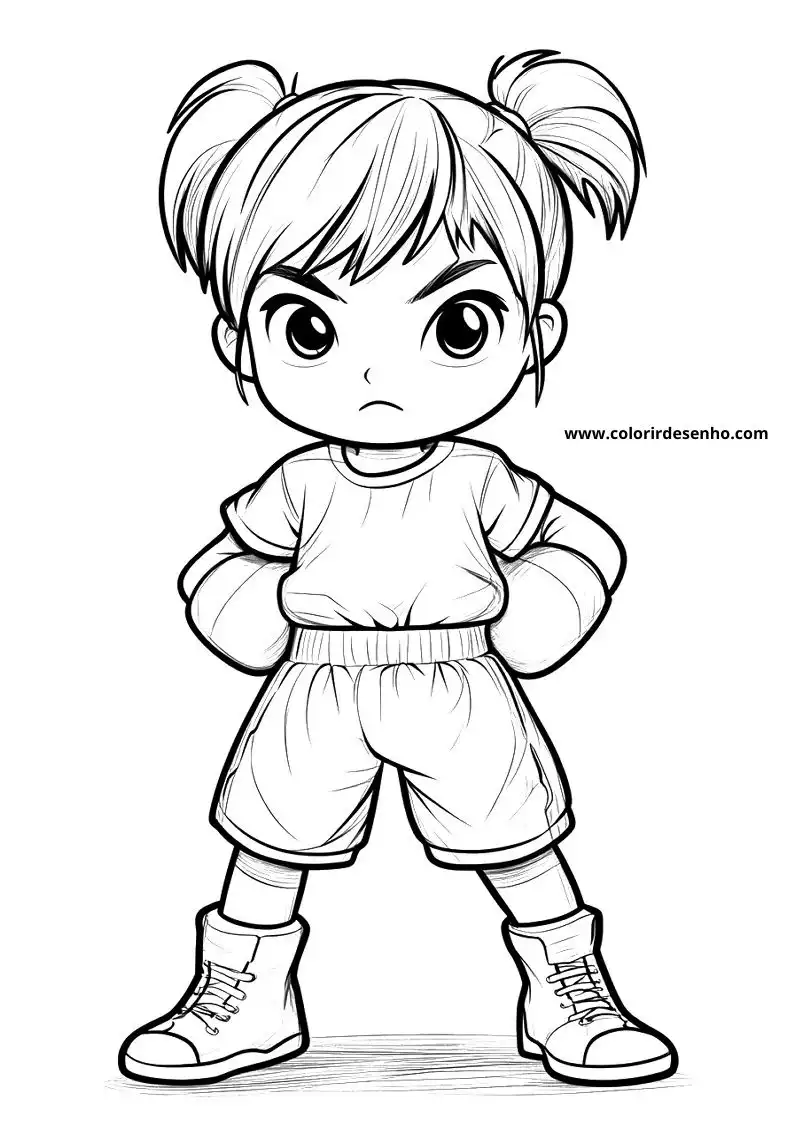 Boxing Drawing For Kids To Color 11