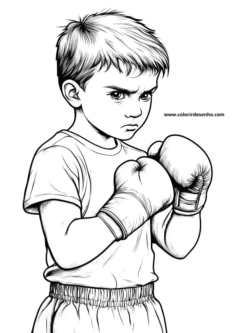 Boxing Free Printable Coloring Pages 11
