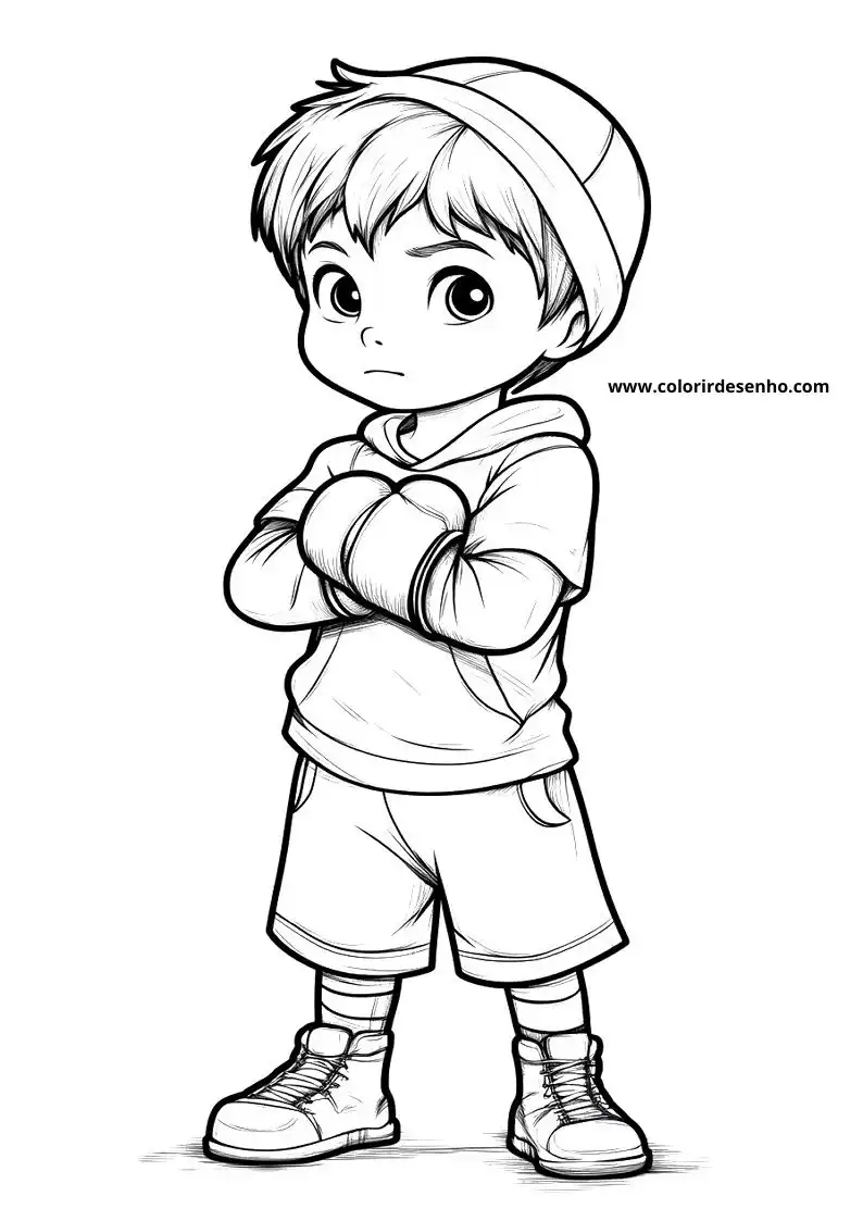 Boxing Picture Coloring Pages 7