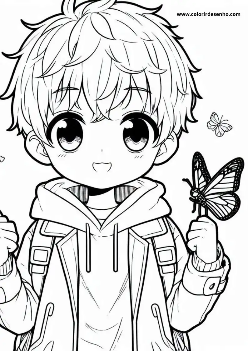 Boy Coloring Pages 1