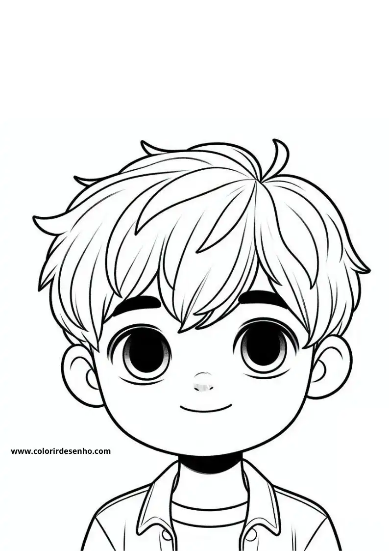Boy Coloring Pages 12