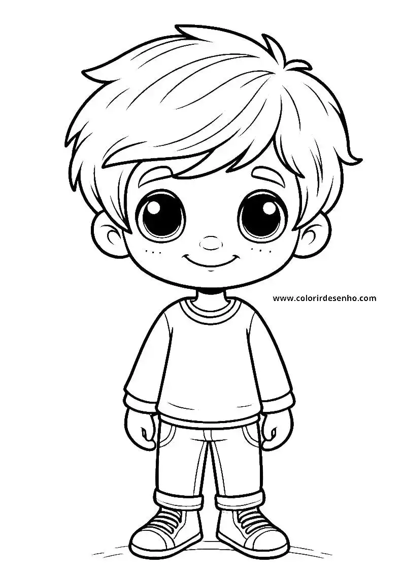 Boy Coloring Pages 13