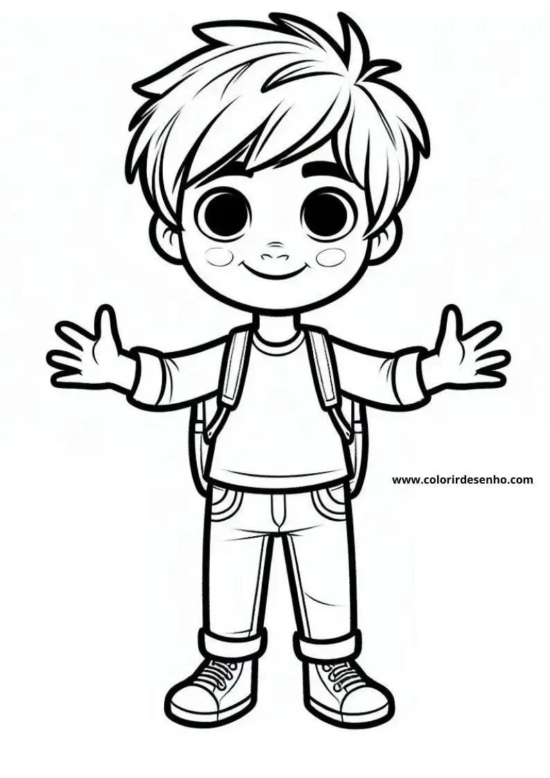 Boy Coloring Pages 14
