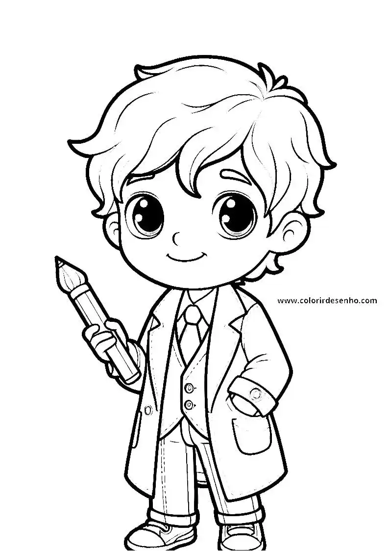 Boy Coloring Pages 15