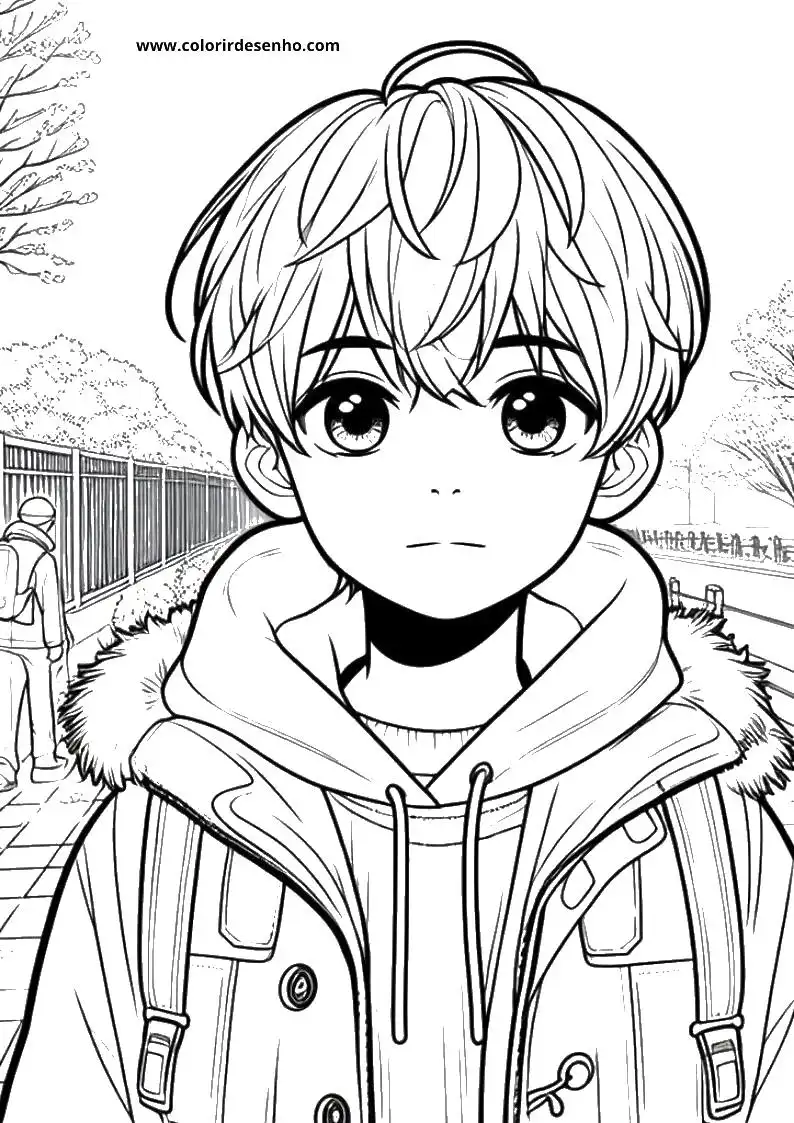 Boy Coloring Pages 5