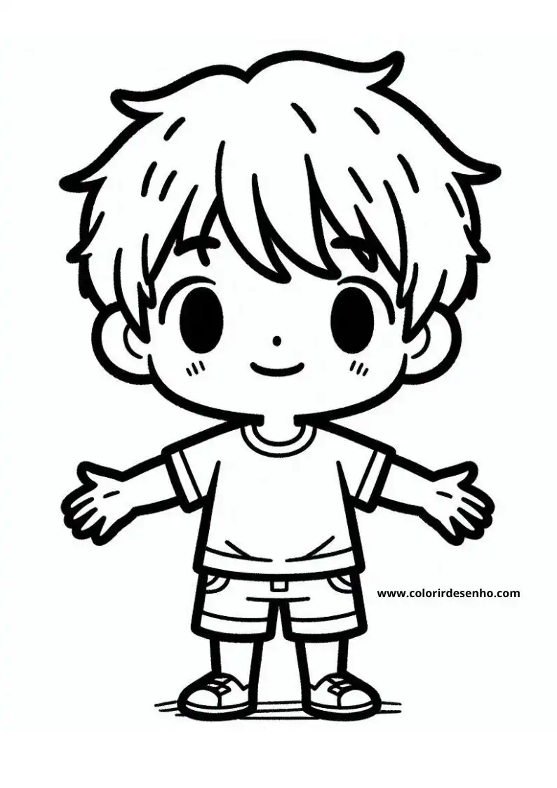 Boy Coloring Pages 8