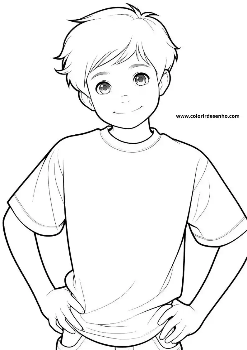 Boy Coloring Pages For All Ages 10