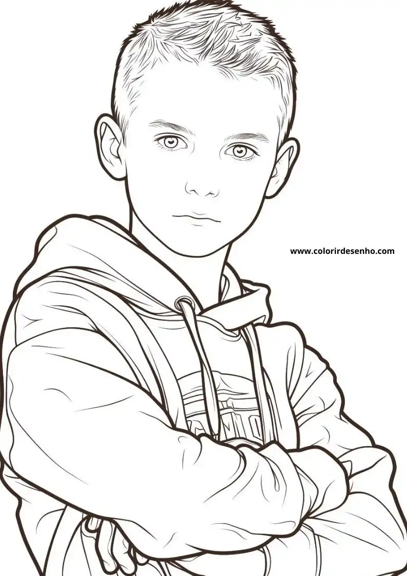 Boy Coloring Pages For All Ages 4