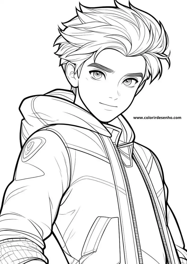 Boy Coloring Pages For All Ages 6