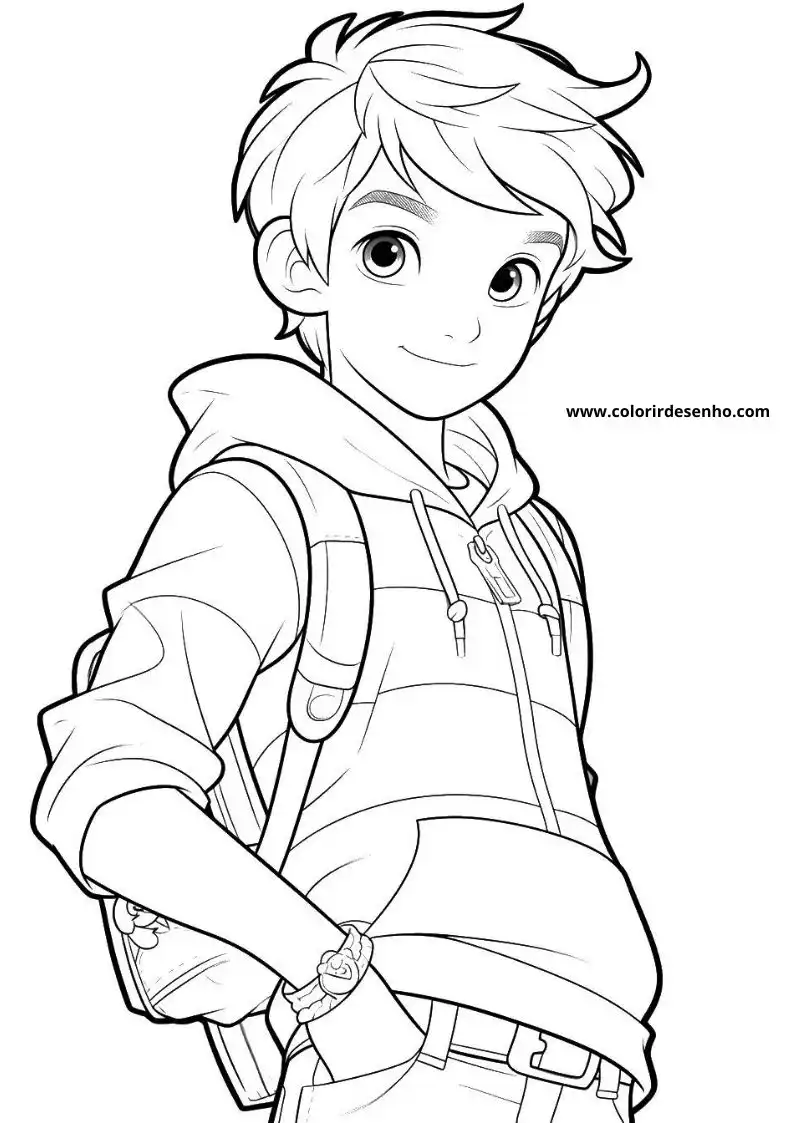 Boy Coloring Pages For All Ages 7