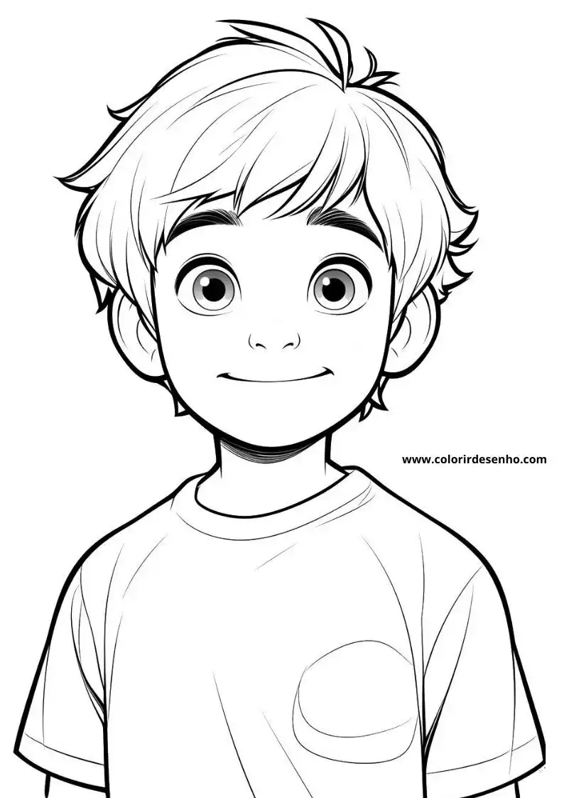 Boy Coloring Pages For All Ages 8