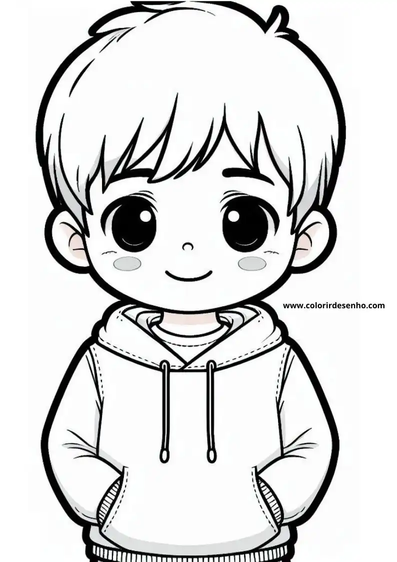 Boy Coloring Pages For Kids And Adults 6