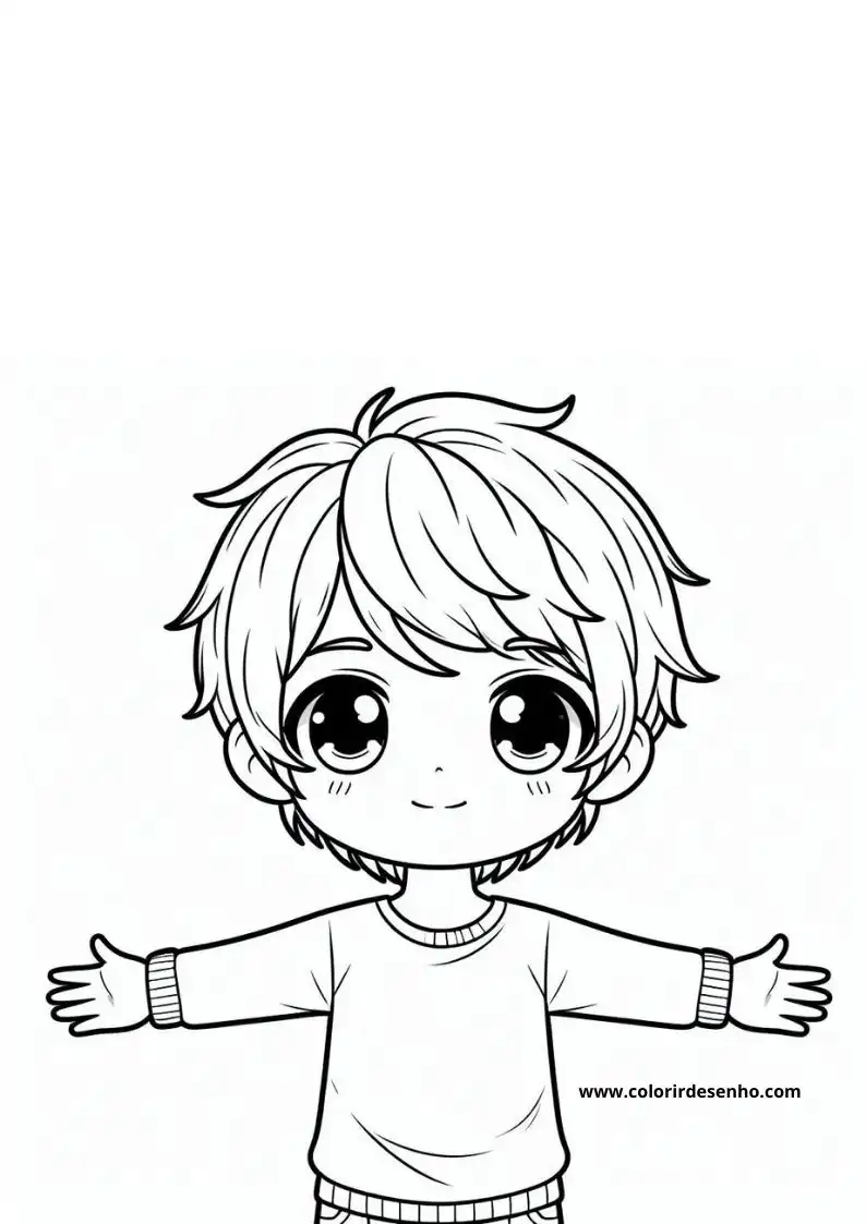 Boy Coloring Pages For Kids And Adults 7