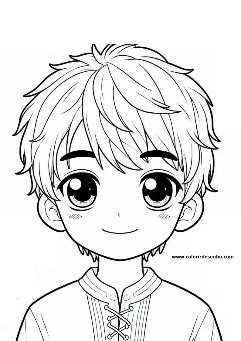 Boy Coloring Pages For Kids And Adults 8