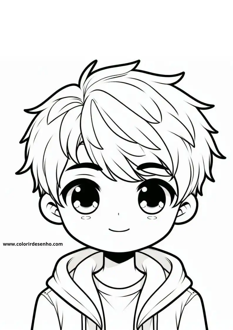 Boy Free Printable Coloring Pages 1