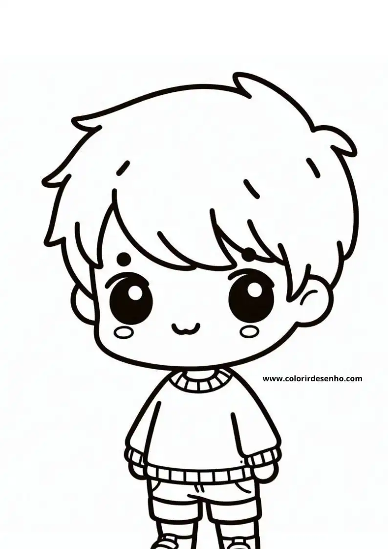 Boy Free Printable Coloring Pages 3