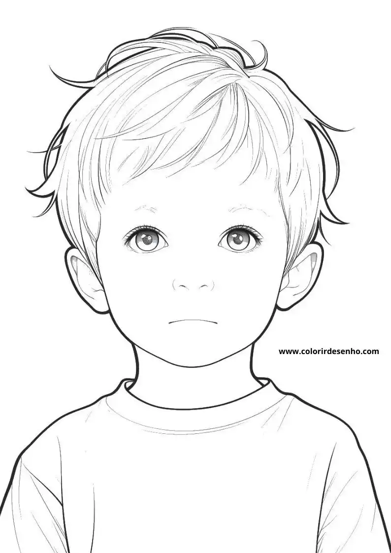 Boy Picture Coloring Pages 2