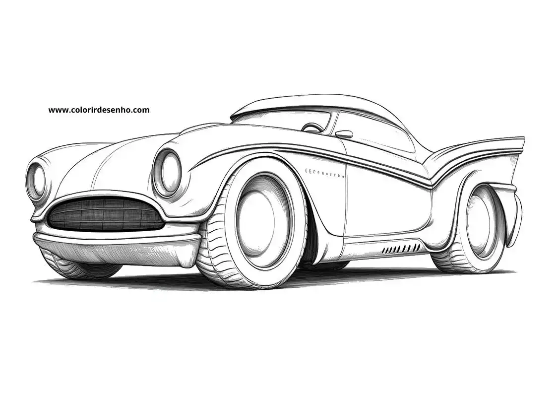 Car Picture Coloring Pages 1