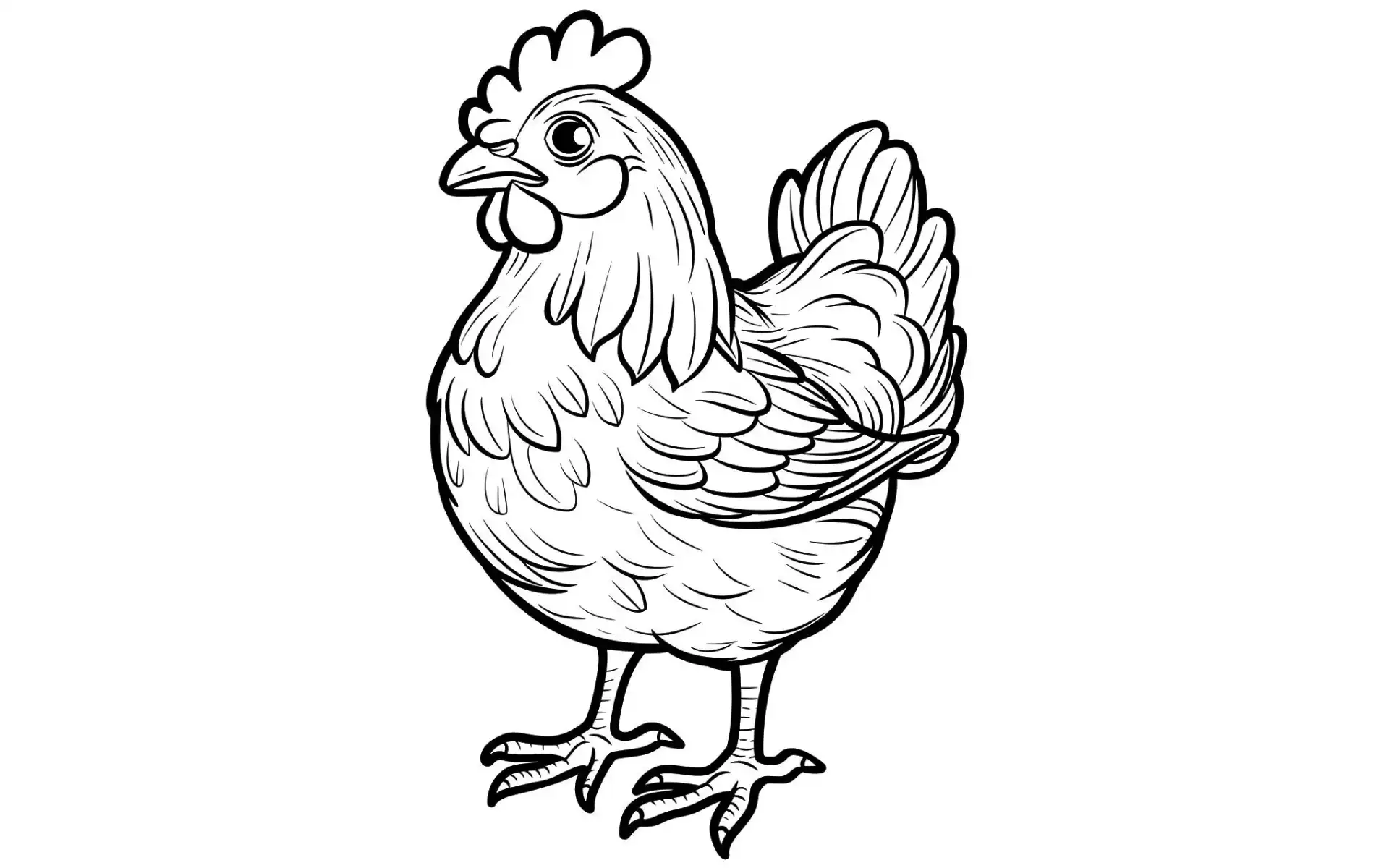 Chicken Coloring Pages