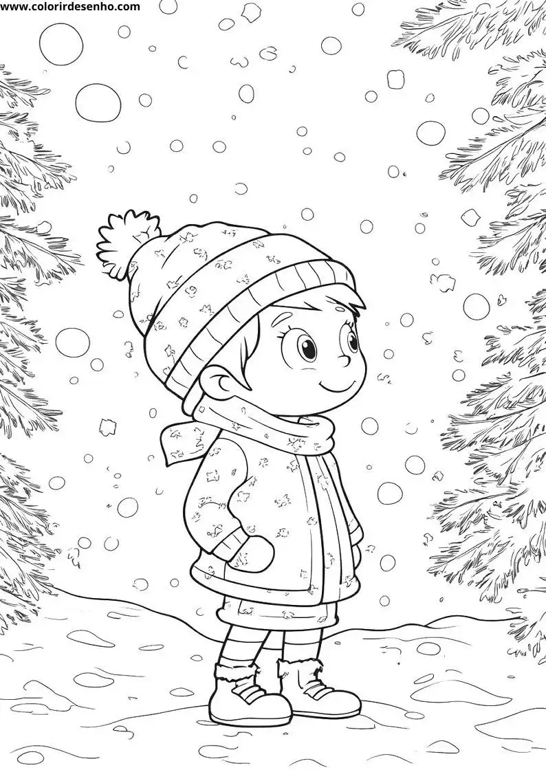 Christmas Coloring Page Outline 10