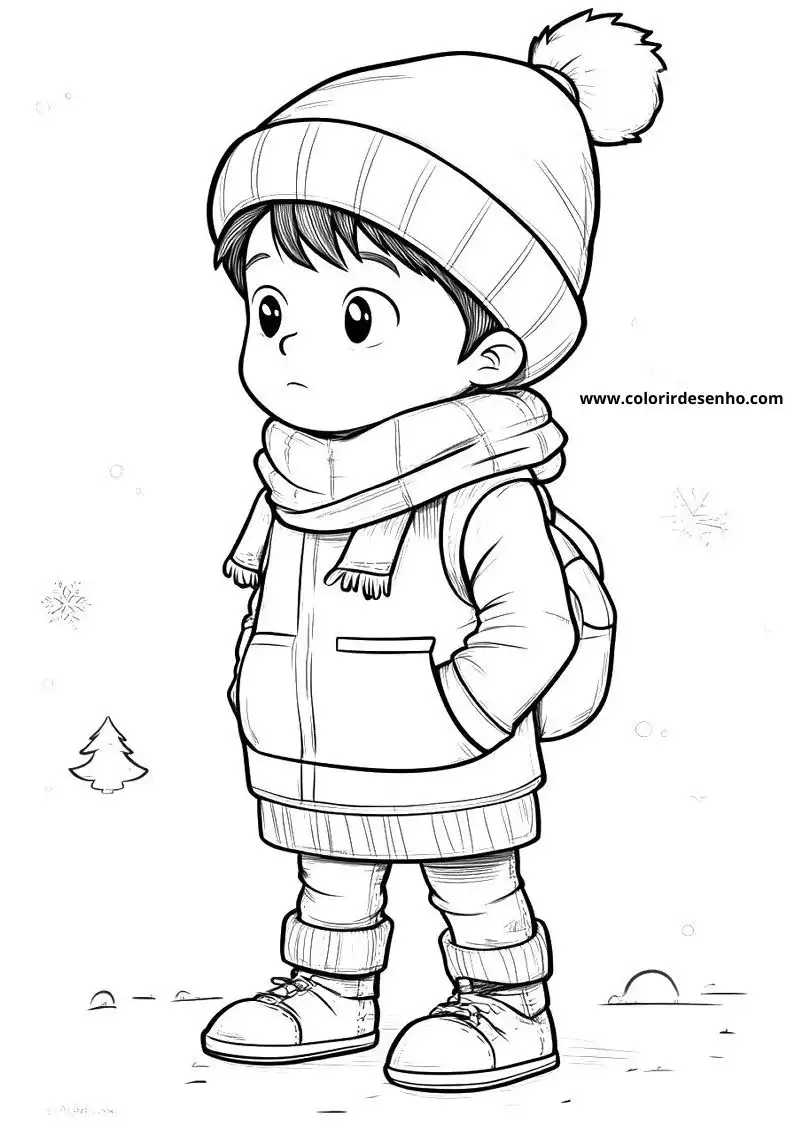 Christmas Coloring Page Outline 3