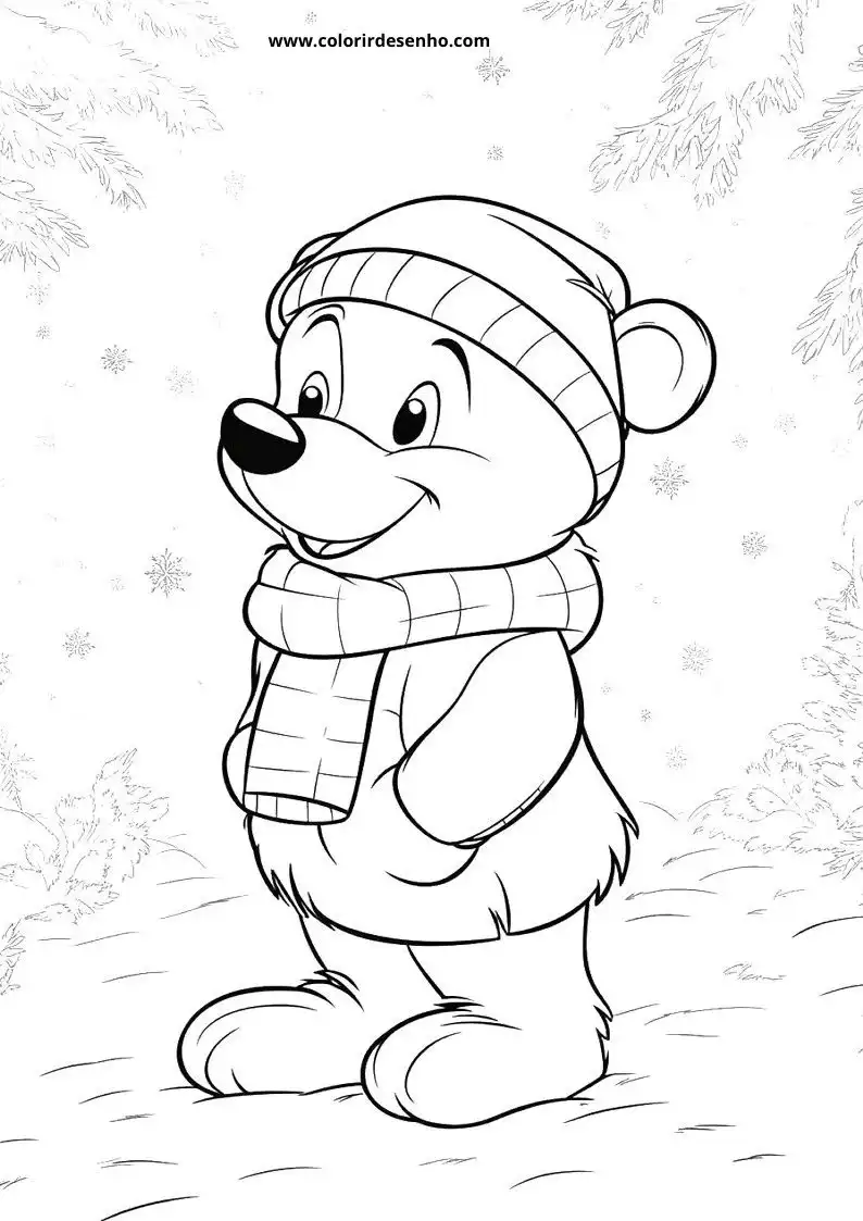Christmas Coloring Page Outline 9