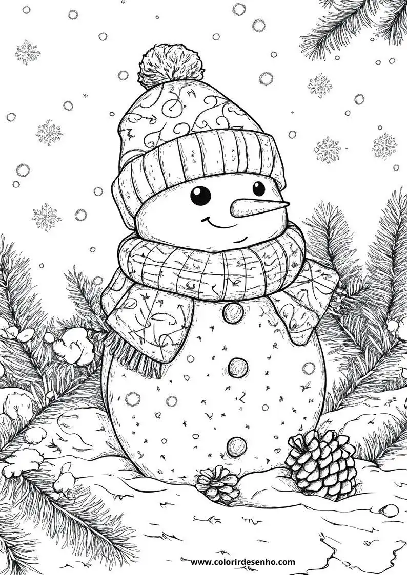 Christmas Coloring Pages For Kids And Adults 7