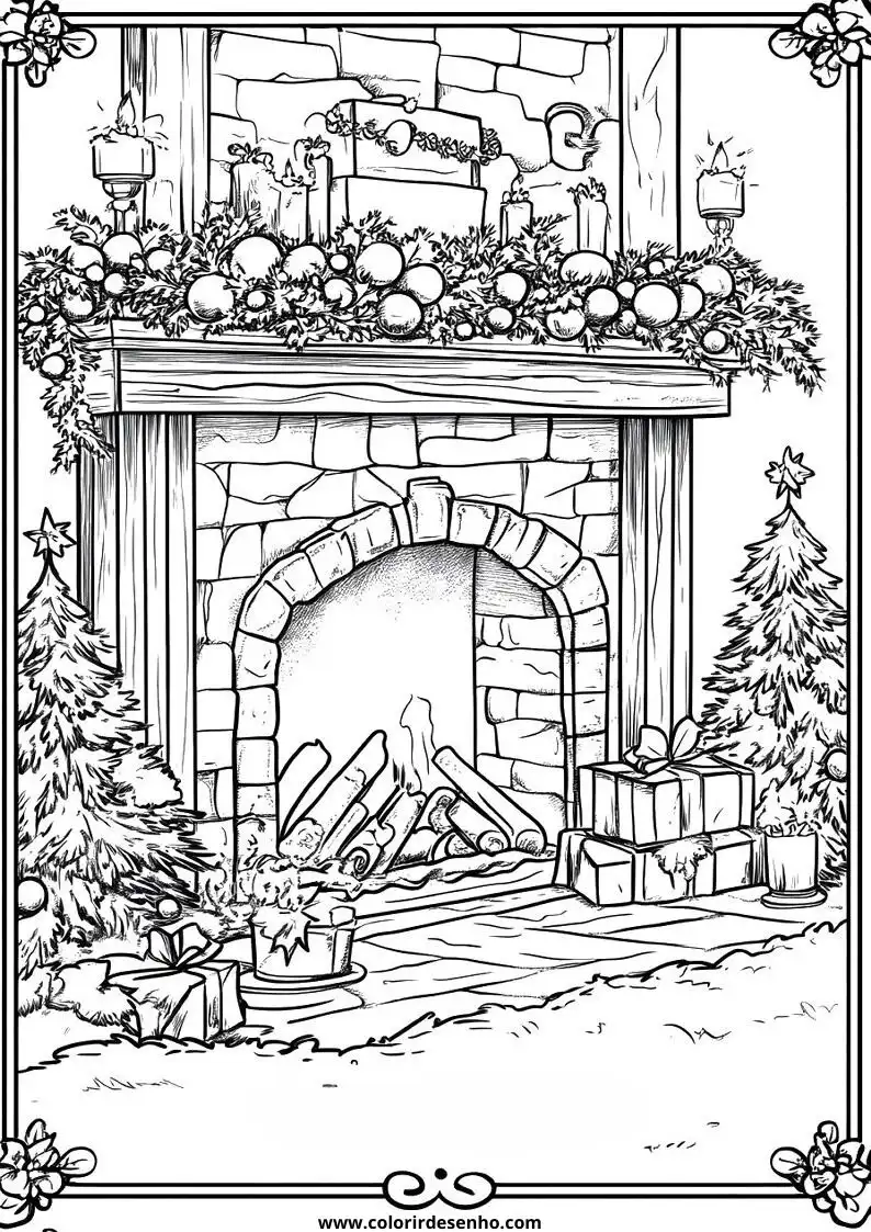 Christmas Coloring Sheet 8