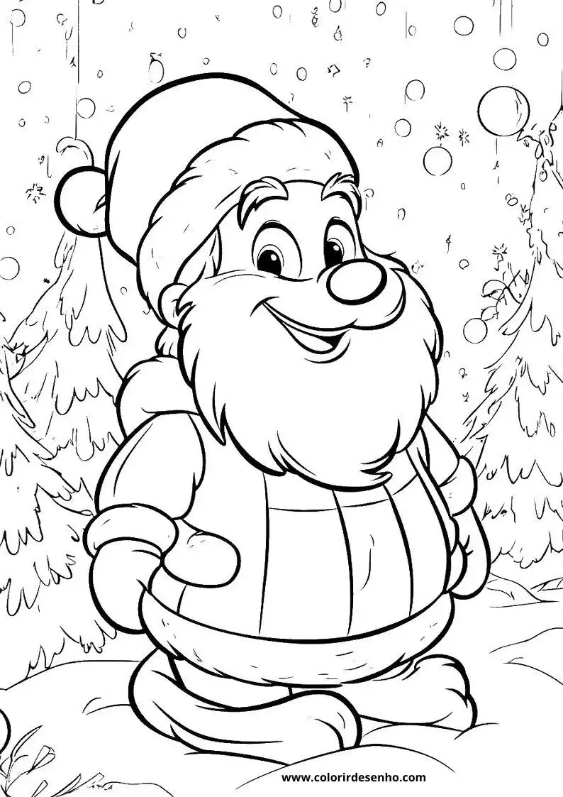 Christmas Drawing For Kids To Color 10