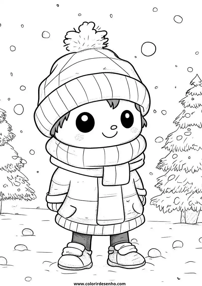 Christmas Drawing For Kids To Color 6