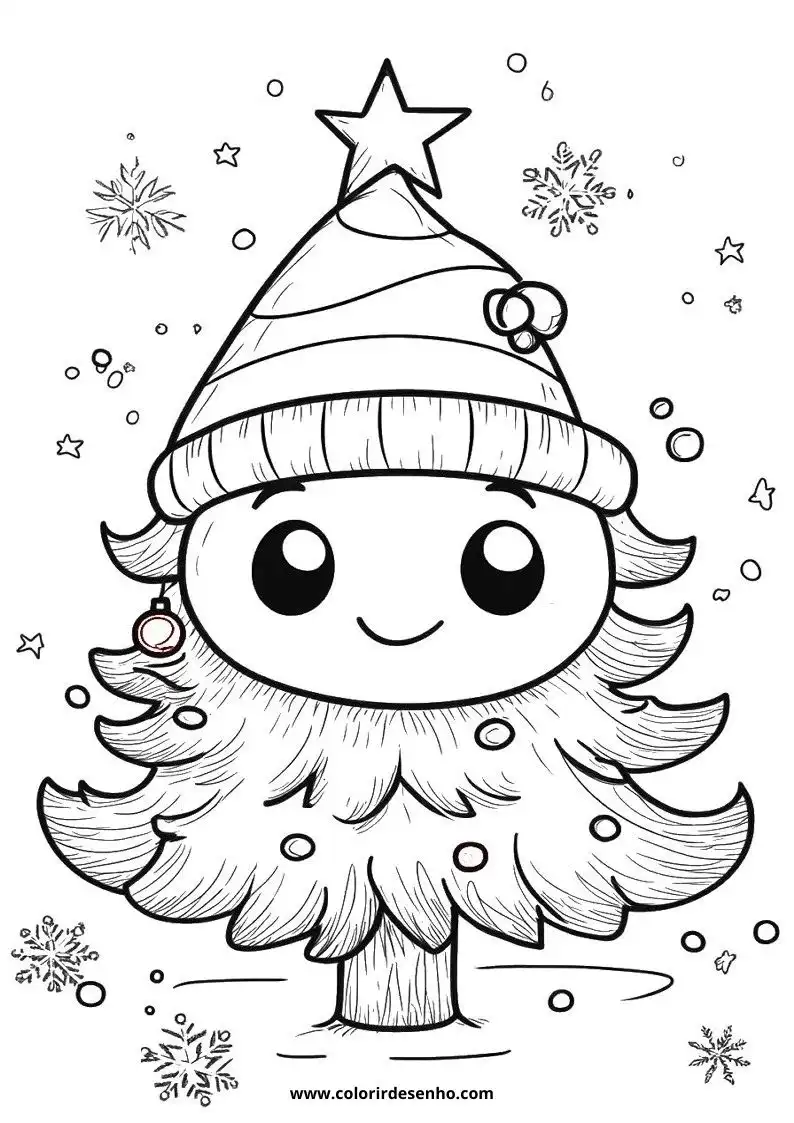 Christmas Drawing For Kids To Color 8
