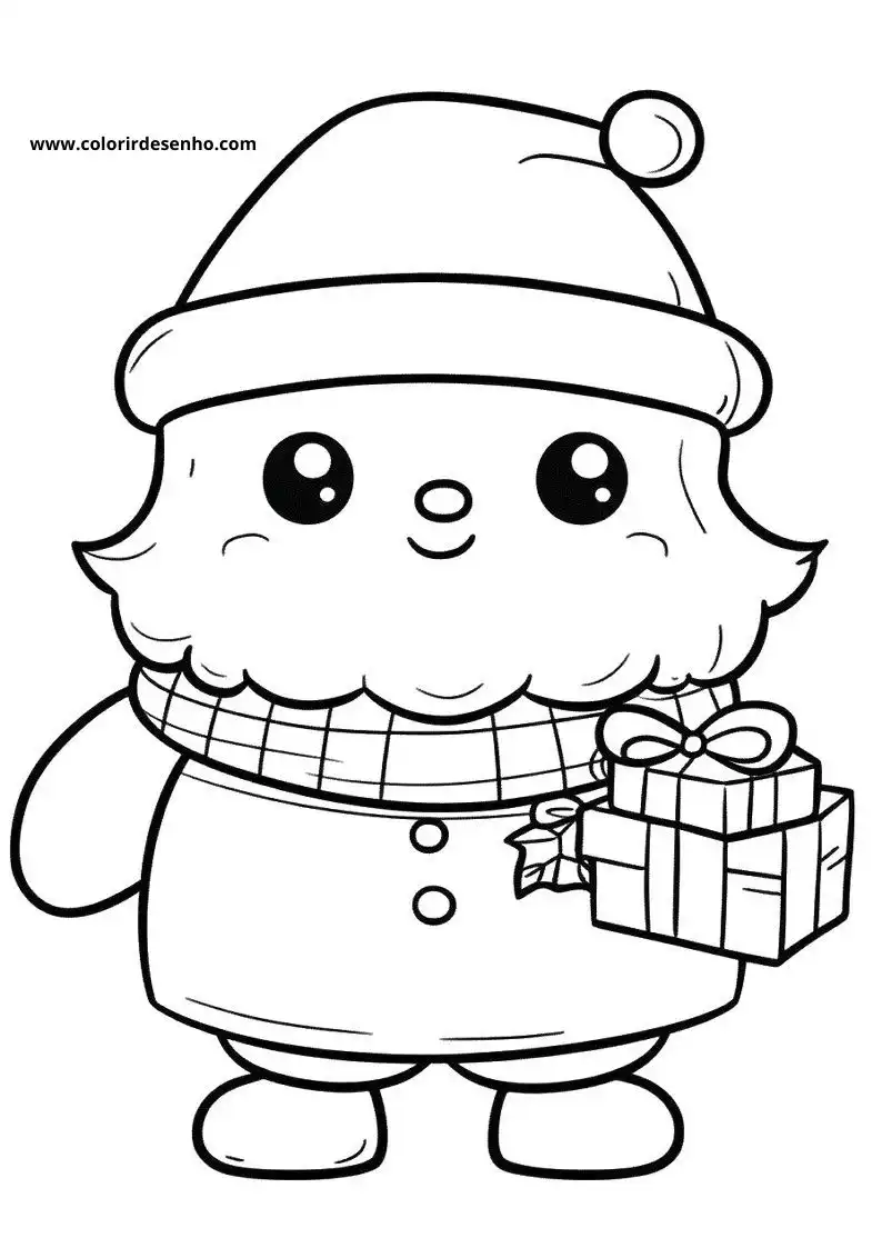 Christmas Free Printable Coloring Pages 1