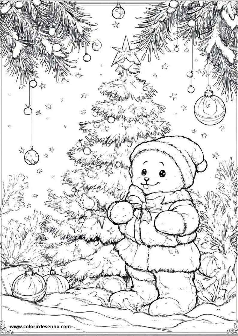 Christmas Free Printable Coloring Pages 7